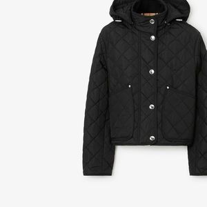 Burberry quilted crop womens